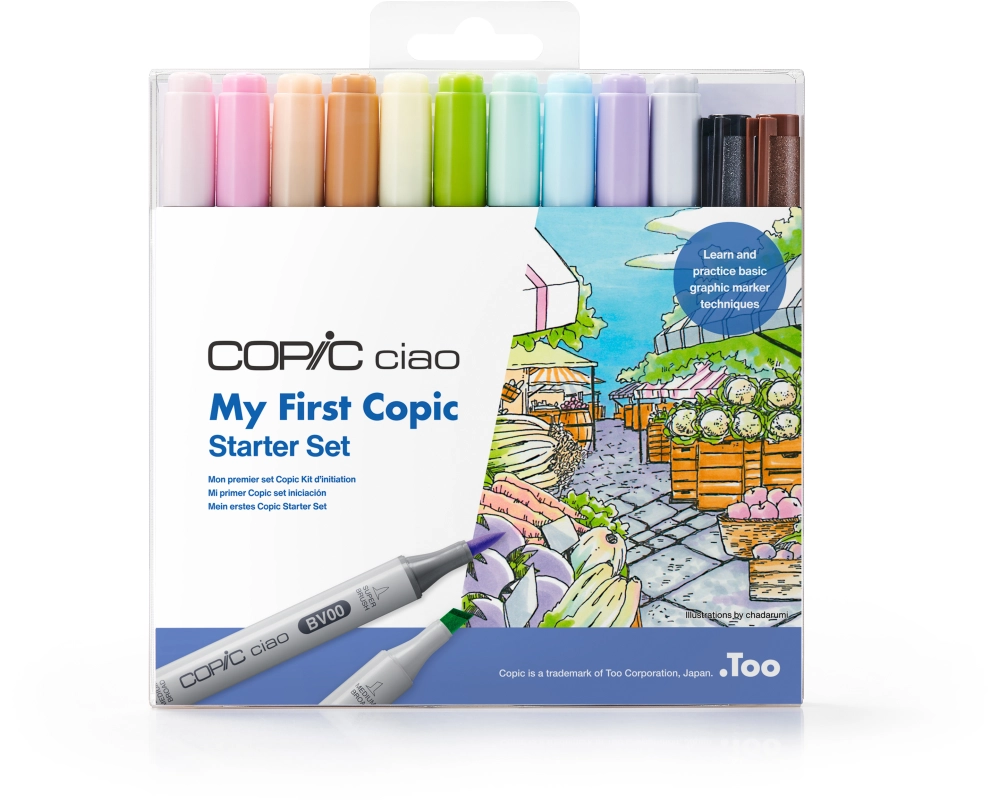 COPIC Marker Ciao 22075310 My First Starter Set,12 Stk.