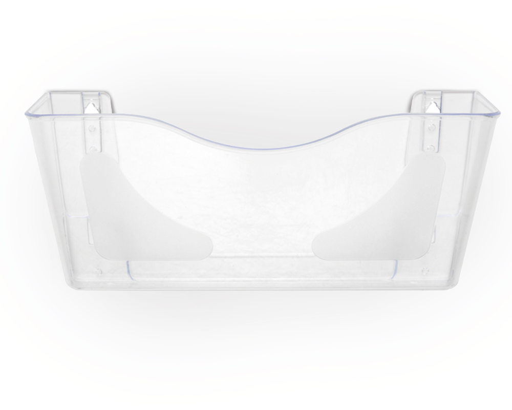 DEFLECTO Wandprospekthalter DocuPocket CP074YTCRY A4, quer