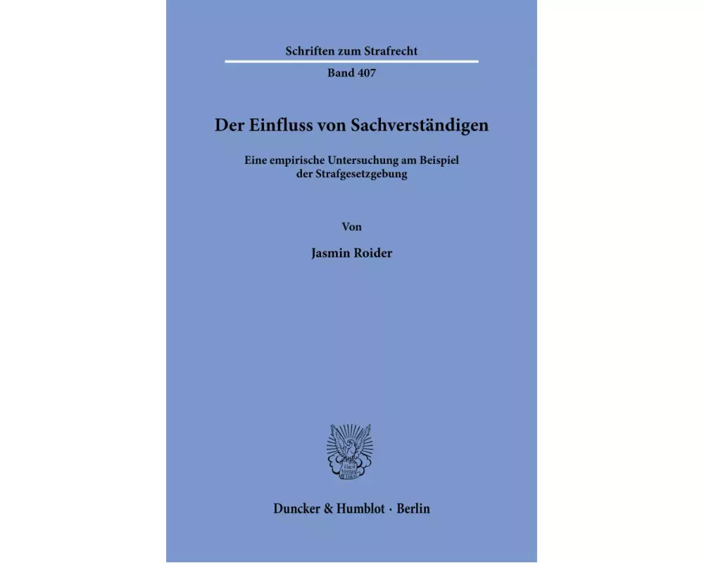 Der Einfluss von Sachverständigen