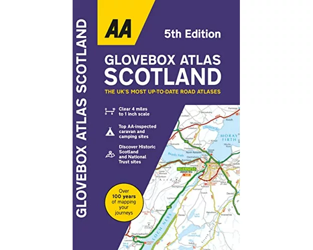 AA Glovebox Atlas Scotland