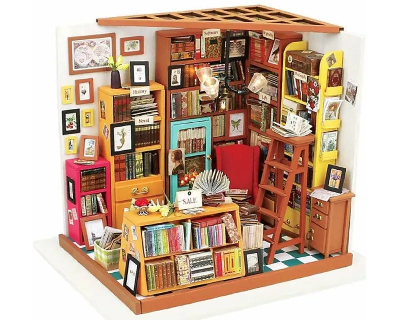 Modellbausatz 'Sam’s Study Library'
