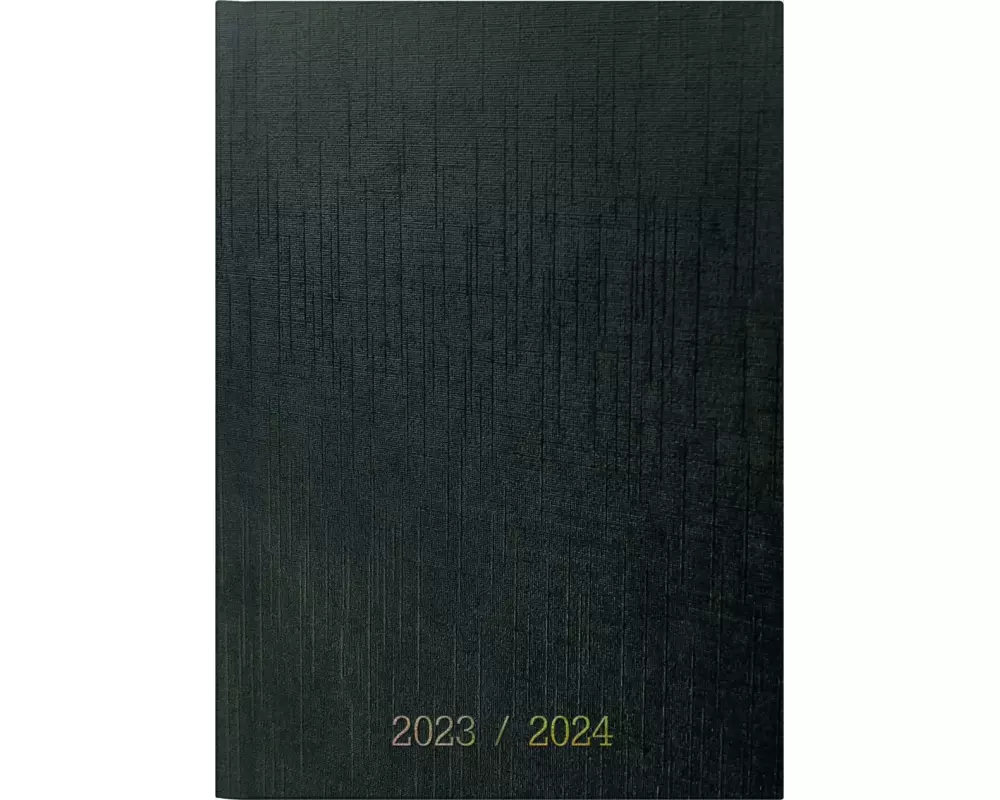 BRUNNEN 1071860154 Wochenkalender Schülerkalender 2023/2024 "Mystèry" 2 Seiten = 1 Woche Blattgröße 12 x 16 cm A6 Balacron schwarz