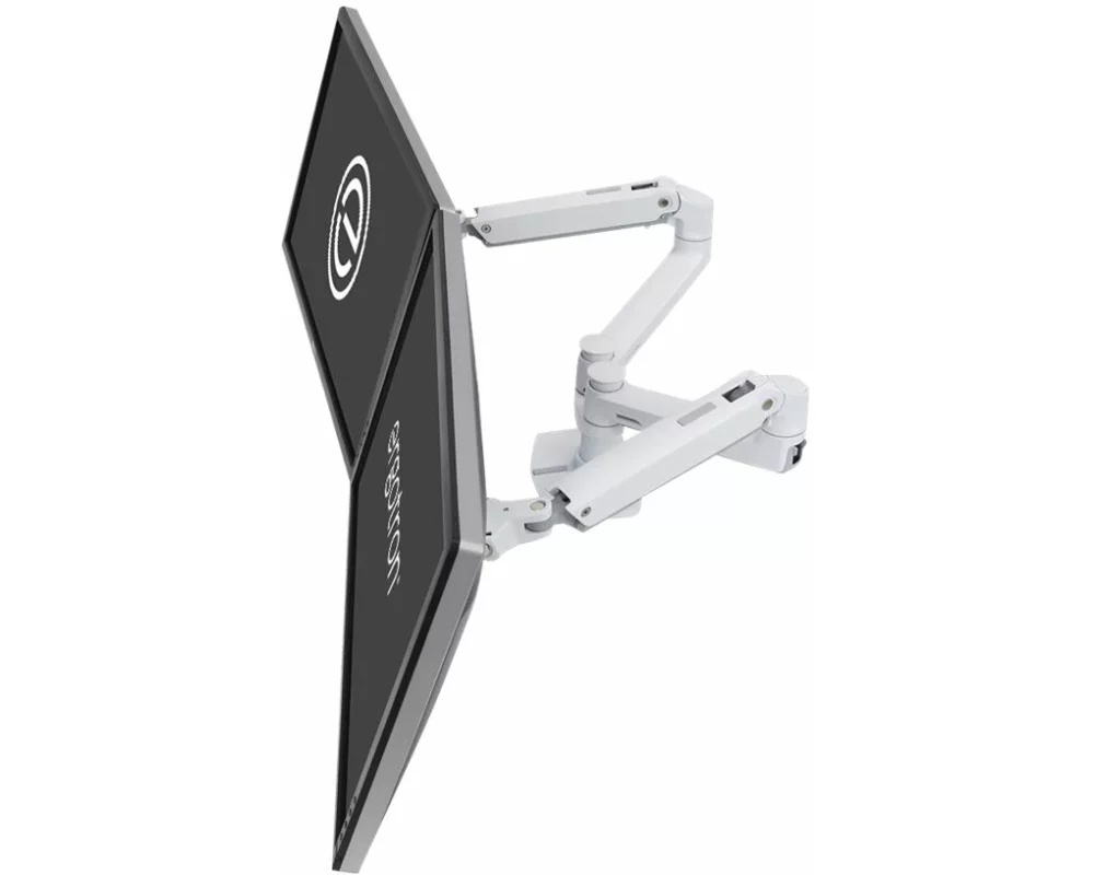ERGOTRON dual monitor side-by-side Arm, LX, adjustable 33cm, 27 inch, 18kg, VESA 75x75+100x100mm