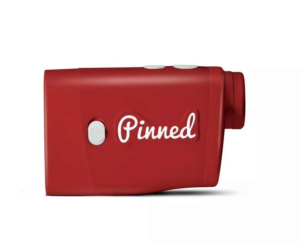 Pinned Golf-Entfernungsmesser Rot