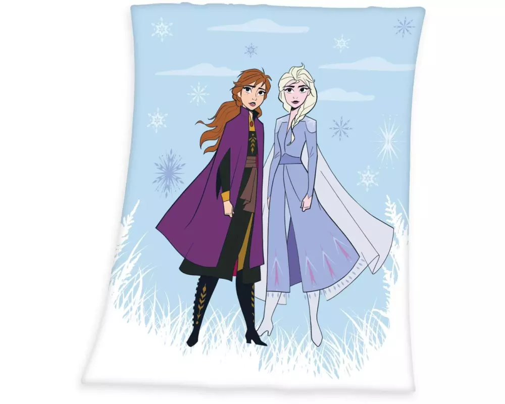 Herding Decke Die Eiskönigin 2 130 x 160 cm, Mehrfarbig