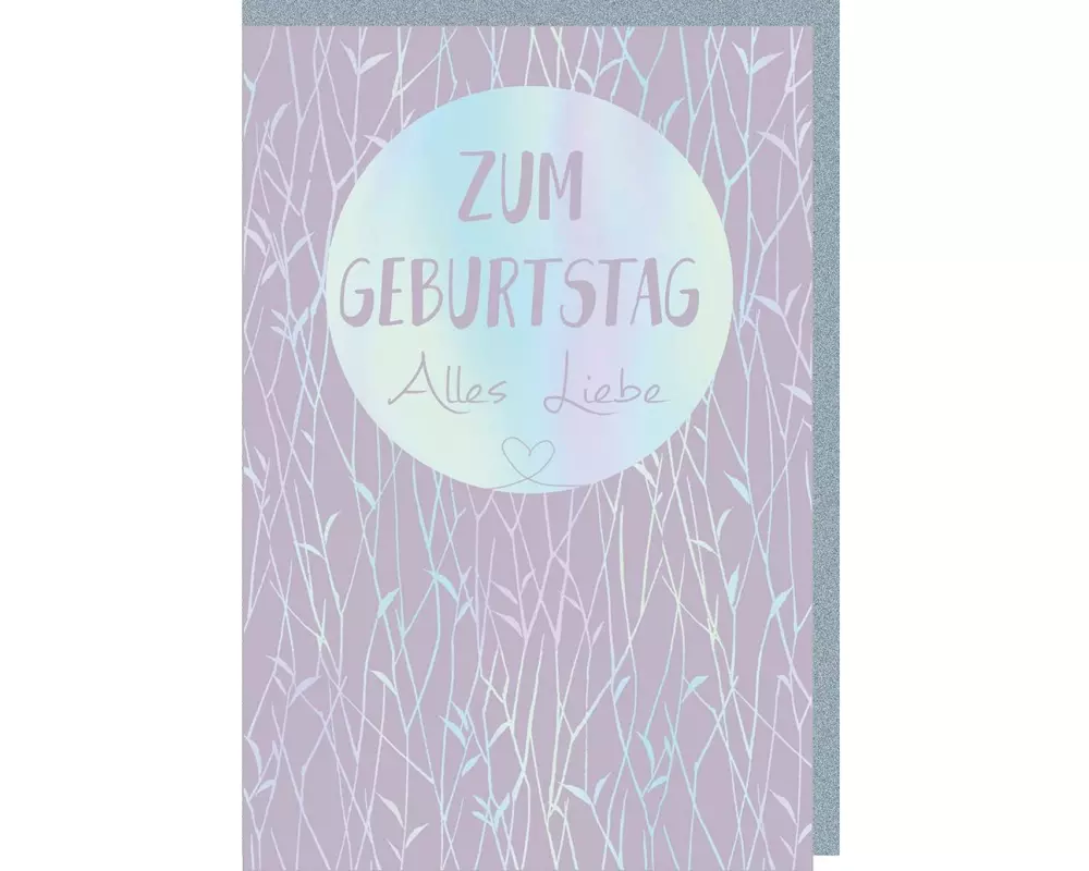 Braun + Company Glückwunschkarte Geburtstag 11.5 x 17 cm, inkl. Couvert