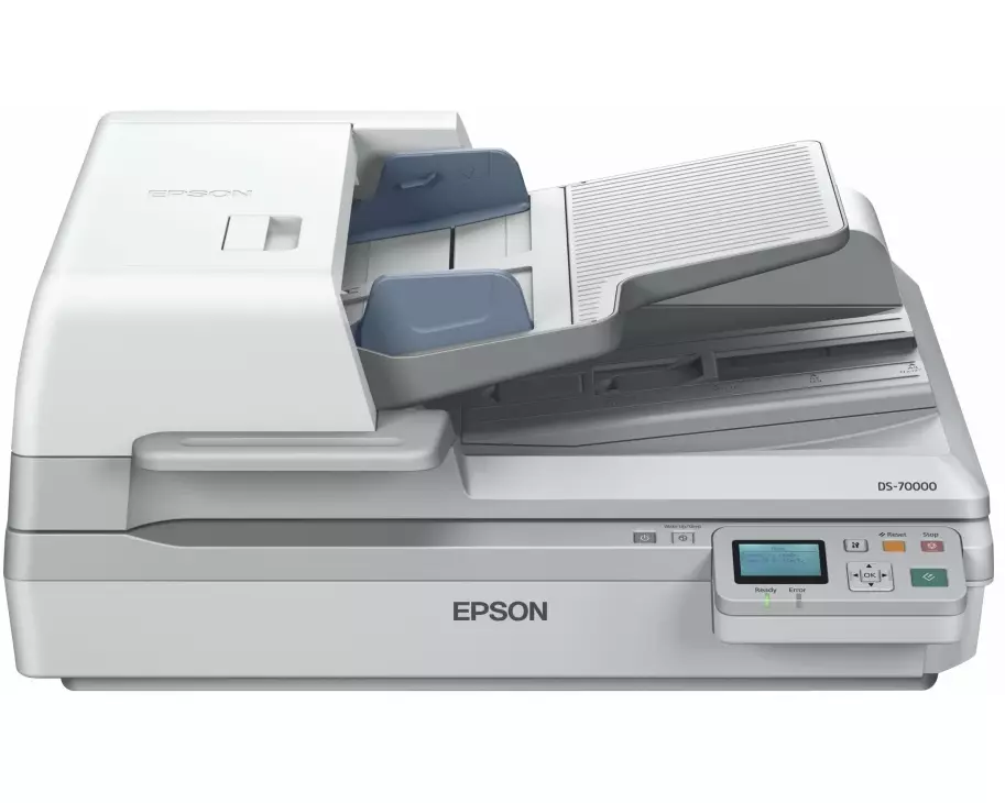 EPSON WorkForce DS-70000N A3 Flatbed Document Scanner - 600dpi - 70ppm - Duplex Scan - 200 Sheet ADF - USB - Ethernet