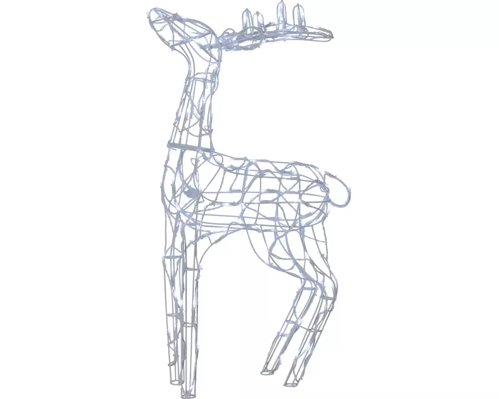 Star Trading LED-Figur Silhouette Pegasus, 95 cm, Weiss