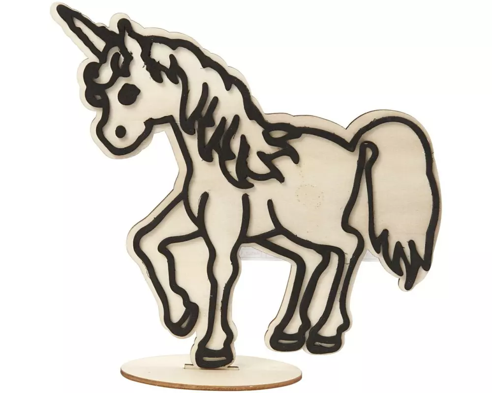 Creativ Company Holzartikel Einhorn 19 cm