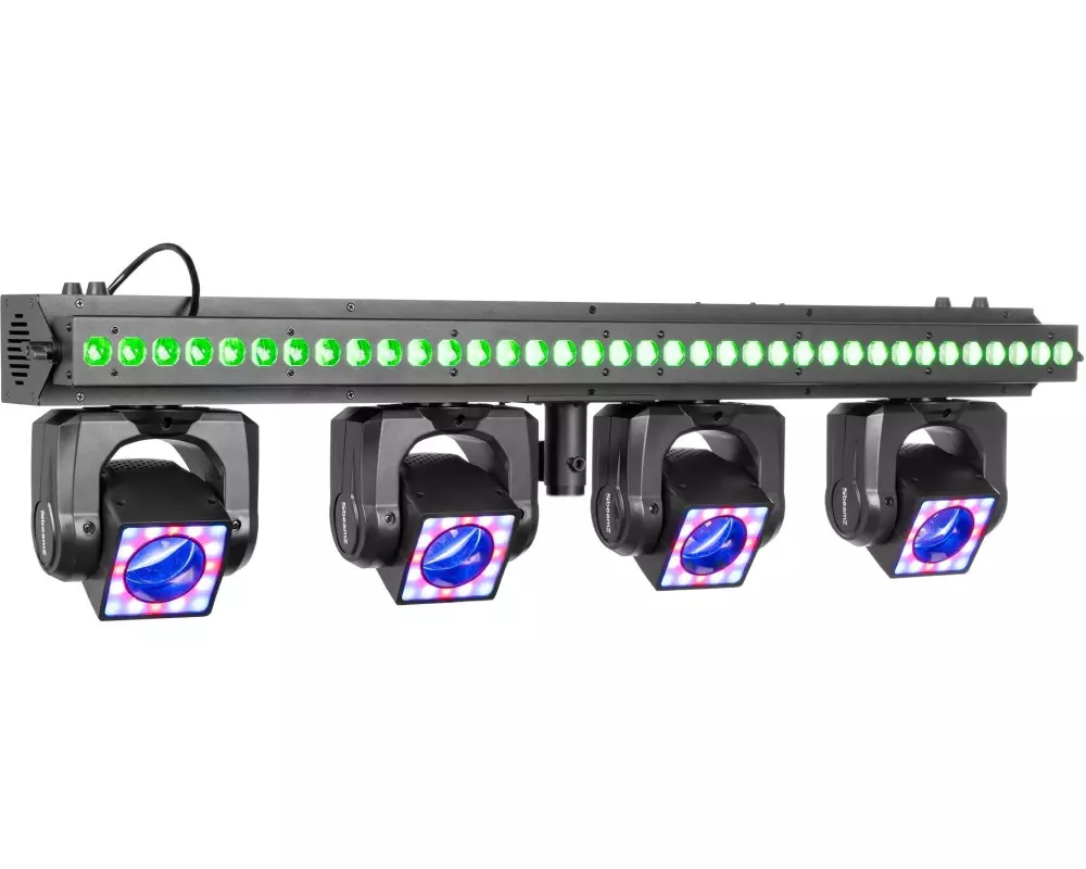 BeamZ ShowBar GO Vibe LED-Bar mit 4 Moving Heads