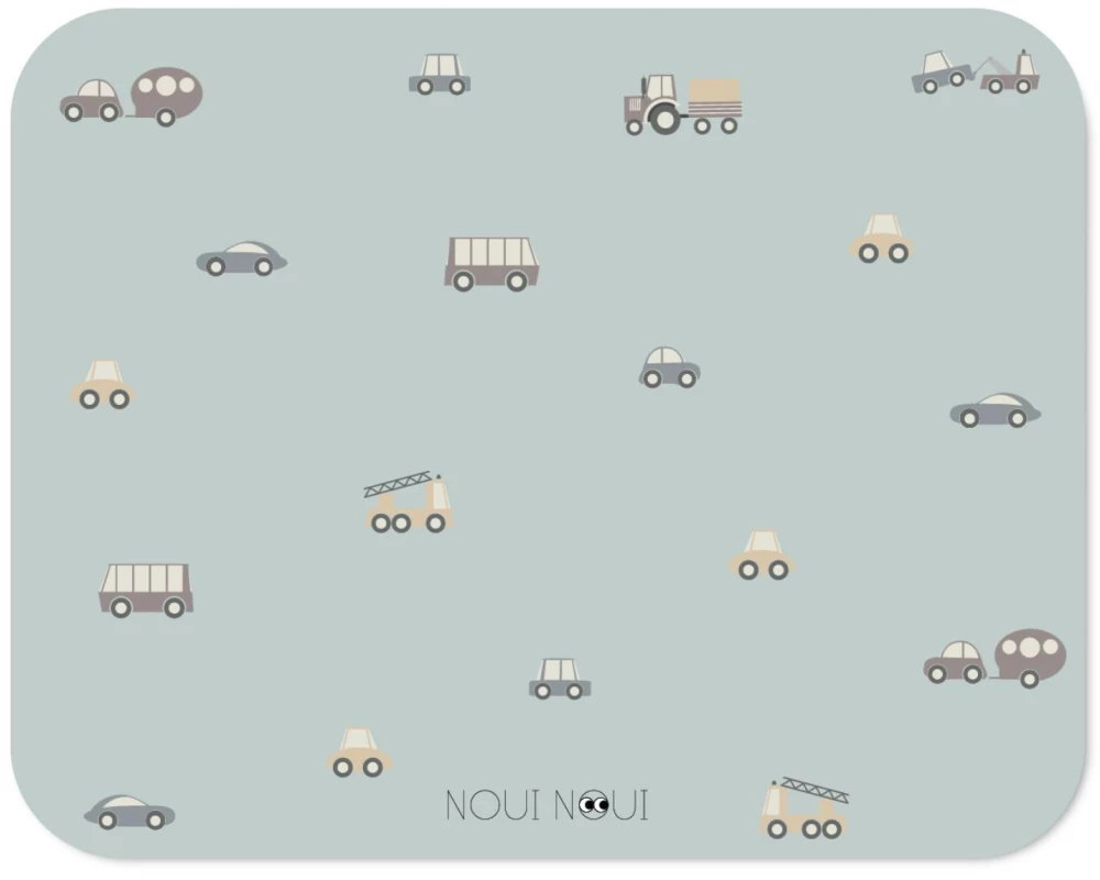 Noui Noui Kindertischset Little Wheels 43 x 34 cm