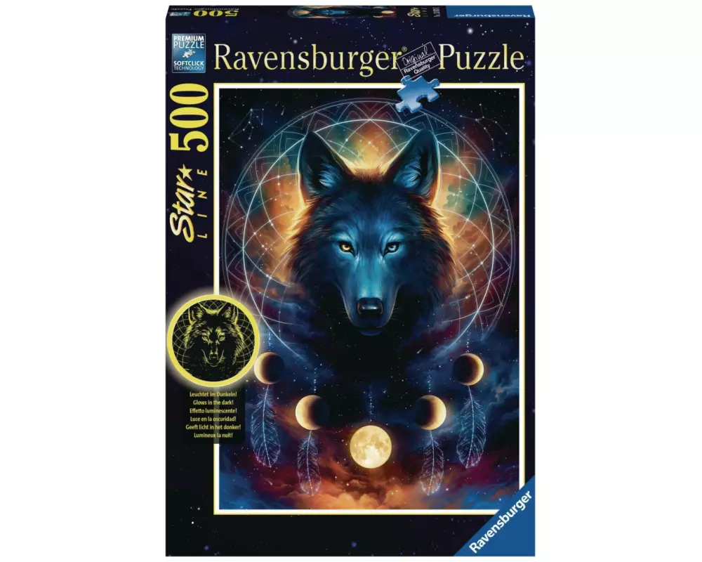 Ravensburger Puzzle Leuchtender Wolf