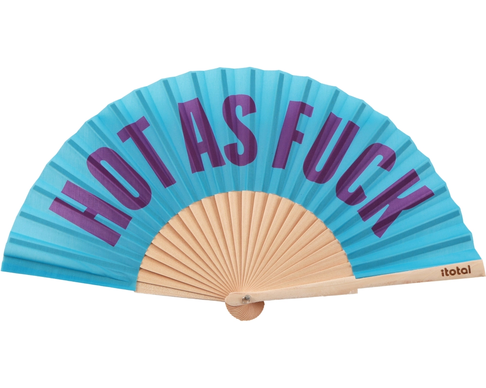 I-TOTAL Handfächer 23cm XL3165C Hot as Fuck