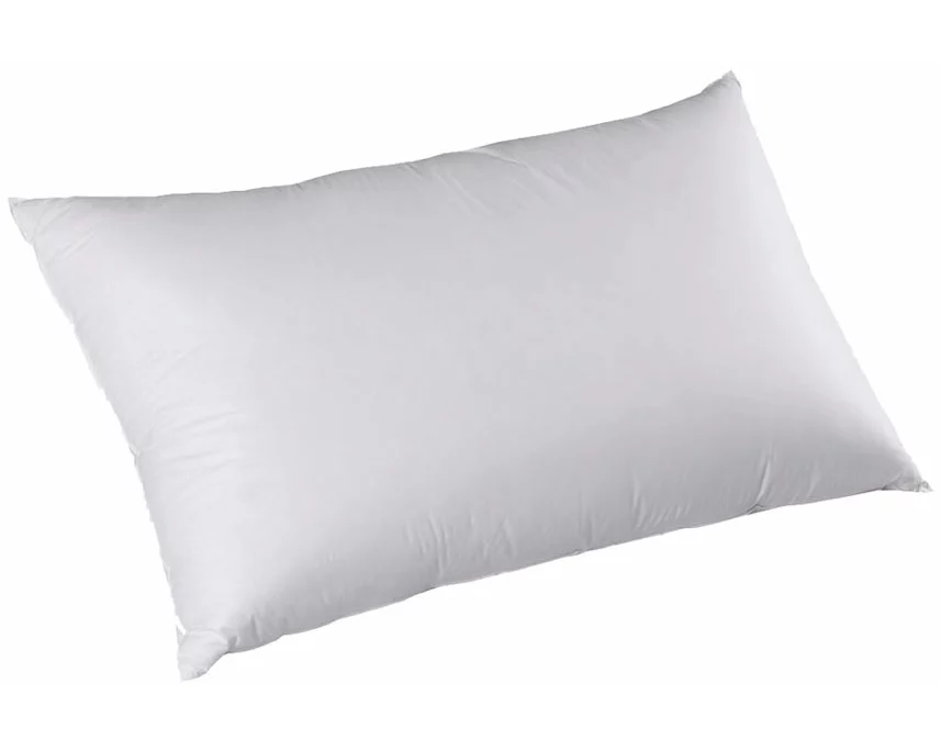 Kissen mit Buchweizen Kern (50x70) - Percale (100% Baumwolle)-Aussen: Gänsedaunen 60%,/ Innen: Buchw