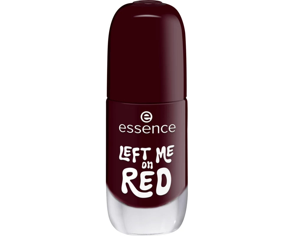 essence Gel Nail Polish 12 LEFT ME on RED