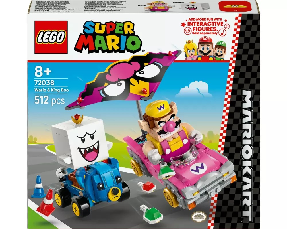 LEGO® Mario Kart Wario und König Buu Huu 72038
