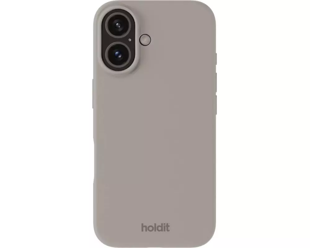 Holdit Back Cover Silicone iPhone 16 Plus Taupe