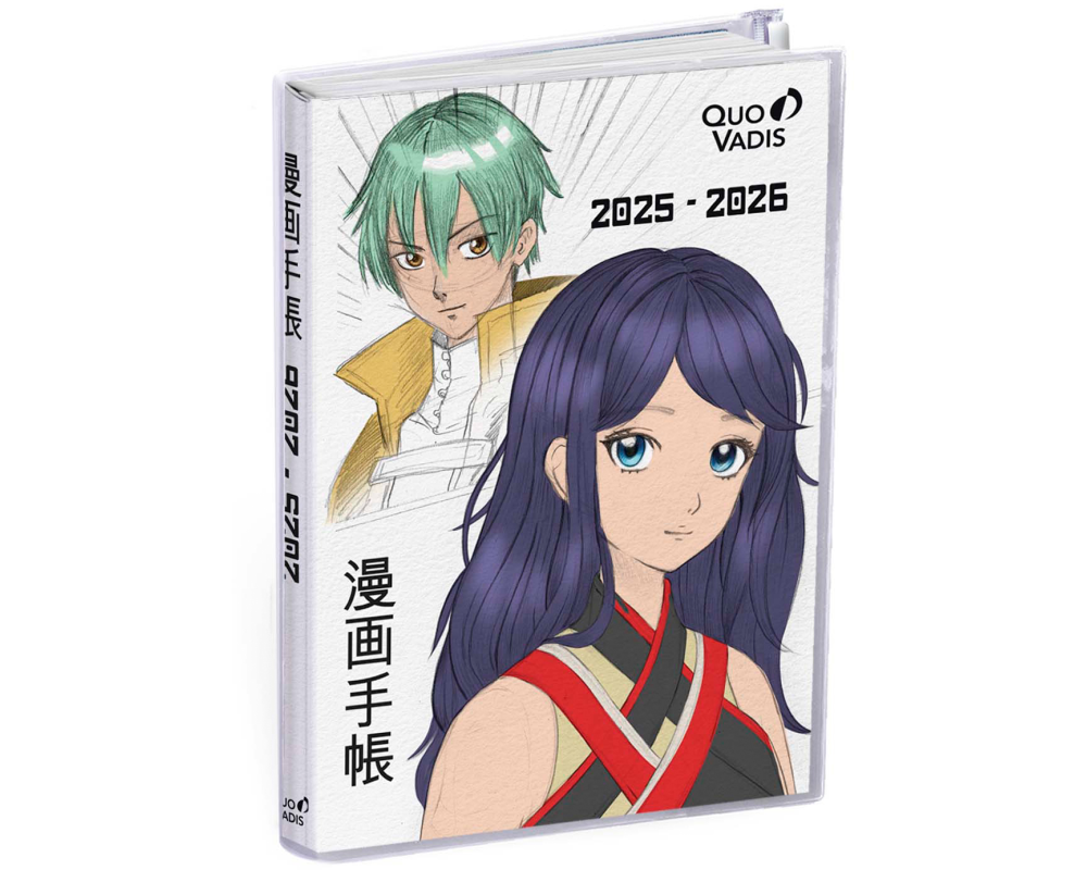 QUO-VADIS Eurotextagenda Creamanga 25/26 1282597Q 1T/1S 12M Duo ML 12x17cm