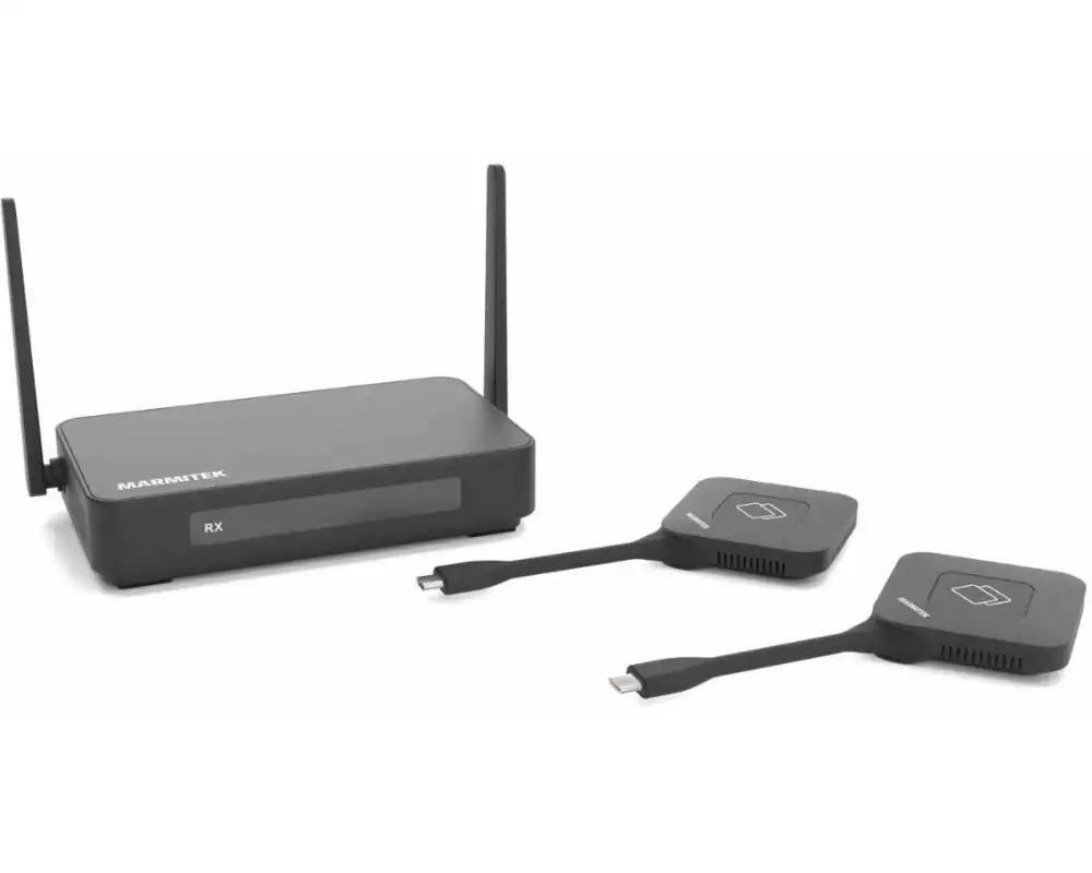 Marmitek Präsentations-System Stream 4K Pro 2er Kit Schwarz