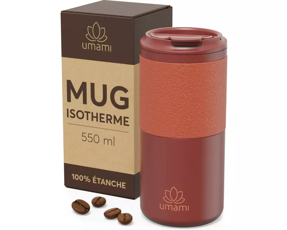 Umami Thermobecher Rot 550 ml 550 ml, Rot