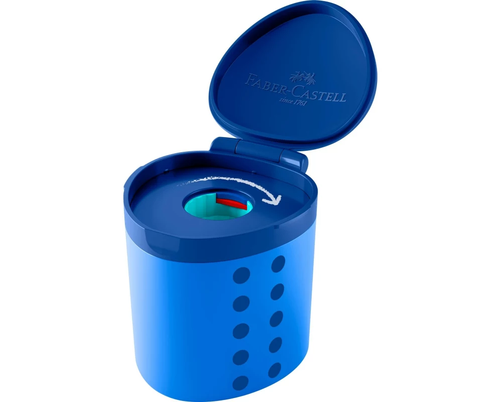 Faber-Castell Spitzdose Grippy inklusive Schneidschutz