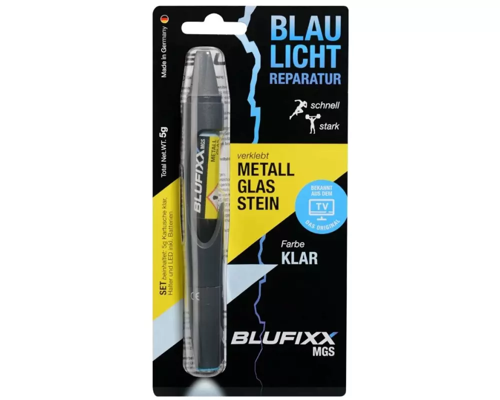 Blufixx Reparaturstift Metall/Glas/Stein, Transparent