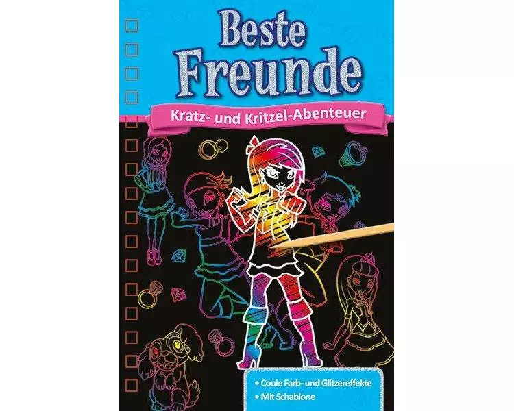 Kratzbuch: Beste Freunde