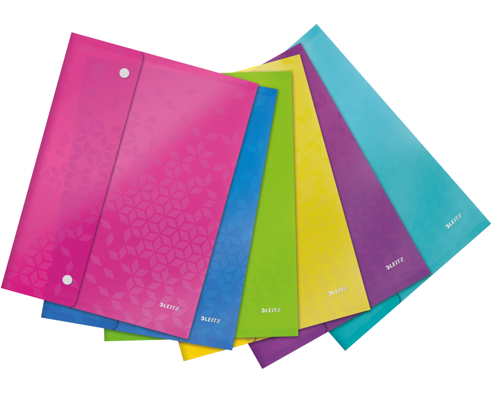 LEITZ Sammeltasche WOW A4 44690099 6-farbig assortiert