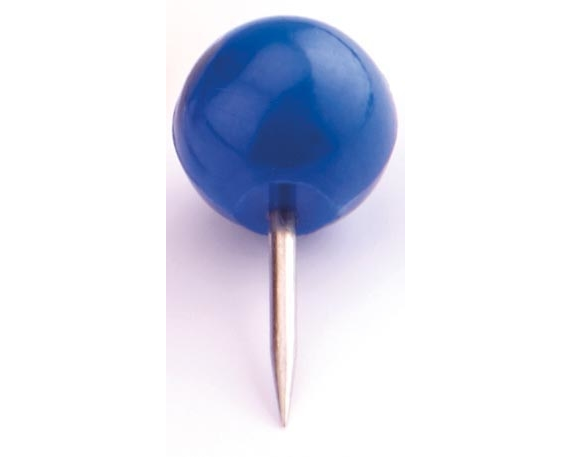 MAGNETOPLAN Pinwand-Nadeln 111165103 blau, 6x17mm 100 Stück