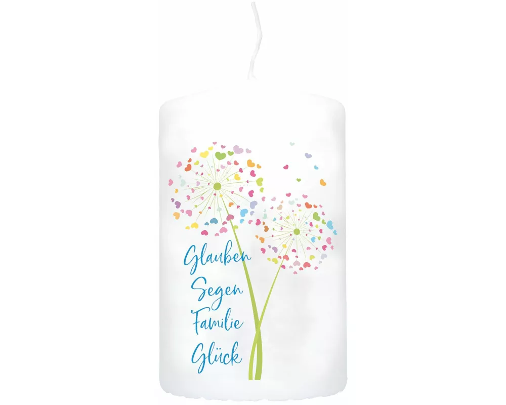 Glauben - Segen Stumpenkerze