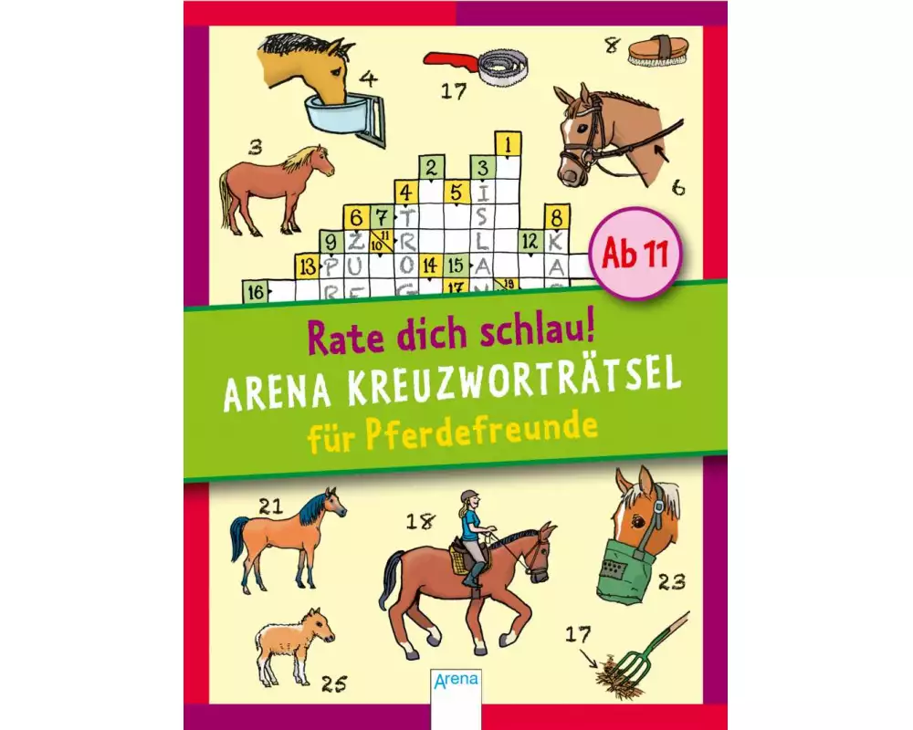 Arena Kreuzworträtsel für Pferdefreunde
