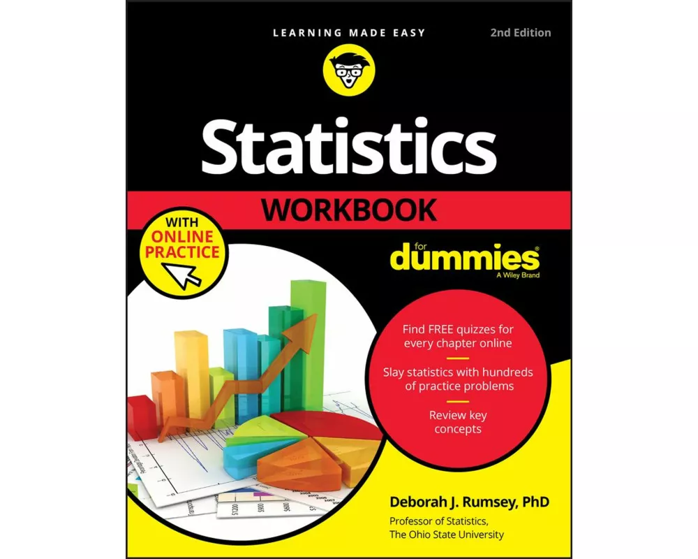 Statistics Workbook For Dummies with Online Practice