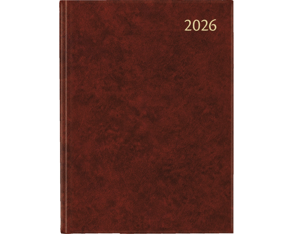 AURORA Agenda Florence Business 2026 2915R 1W/2S bordeaux ML 17.5x22.5cm
