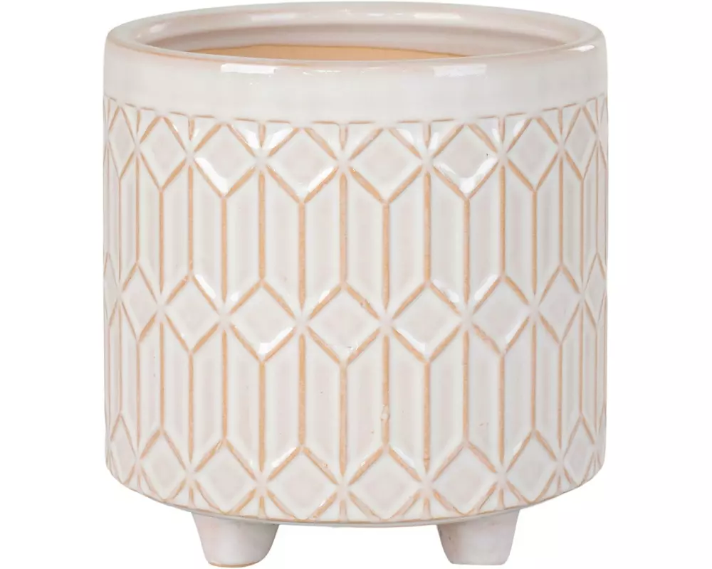 House Nordic Blumentopf 20 x 19.5 cm, Weiss