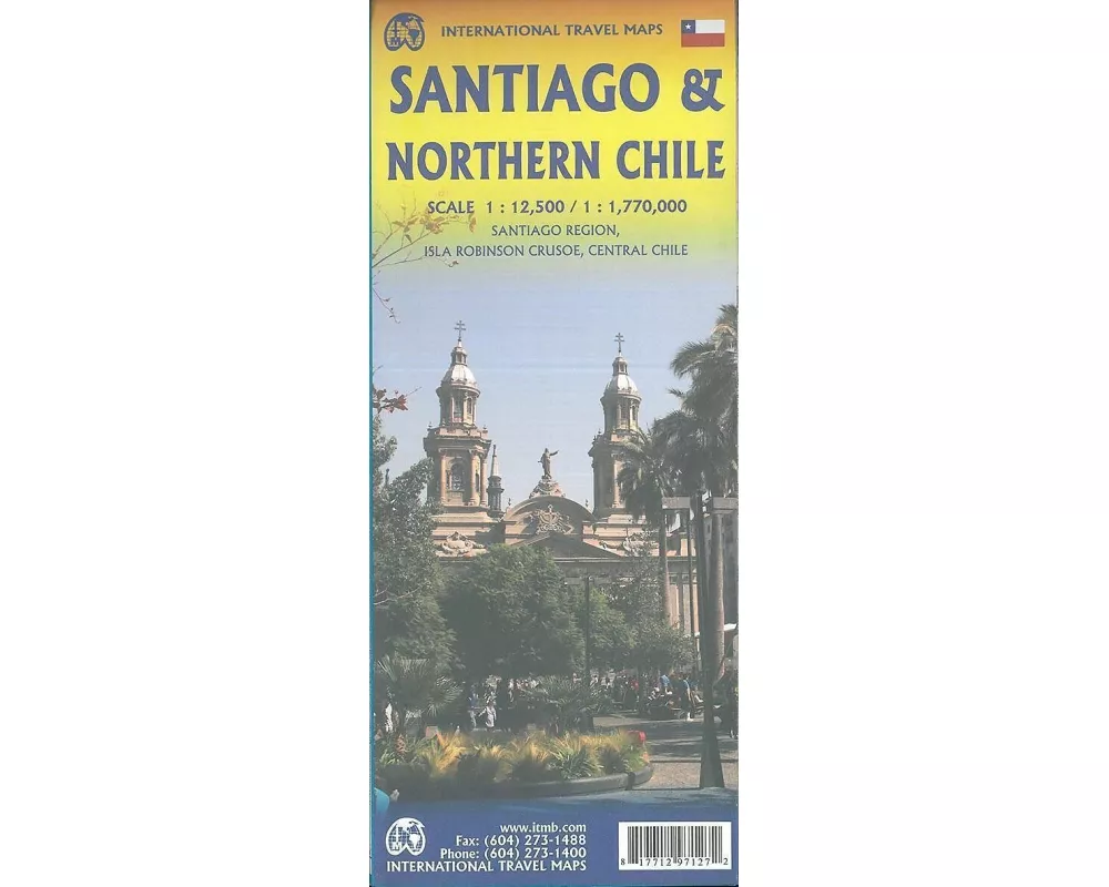 ITM City Map Santiago 1 : 12 500 / Northern Chile 1 : 1 770 000