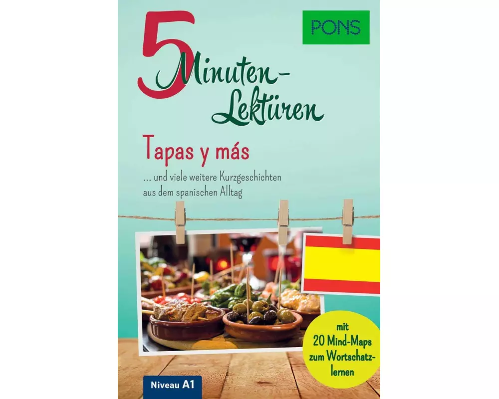 PONS 5-Minuten-Lektüren Spanisch A1 - Tapas y más