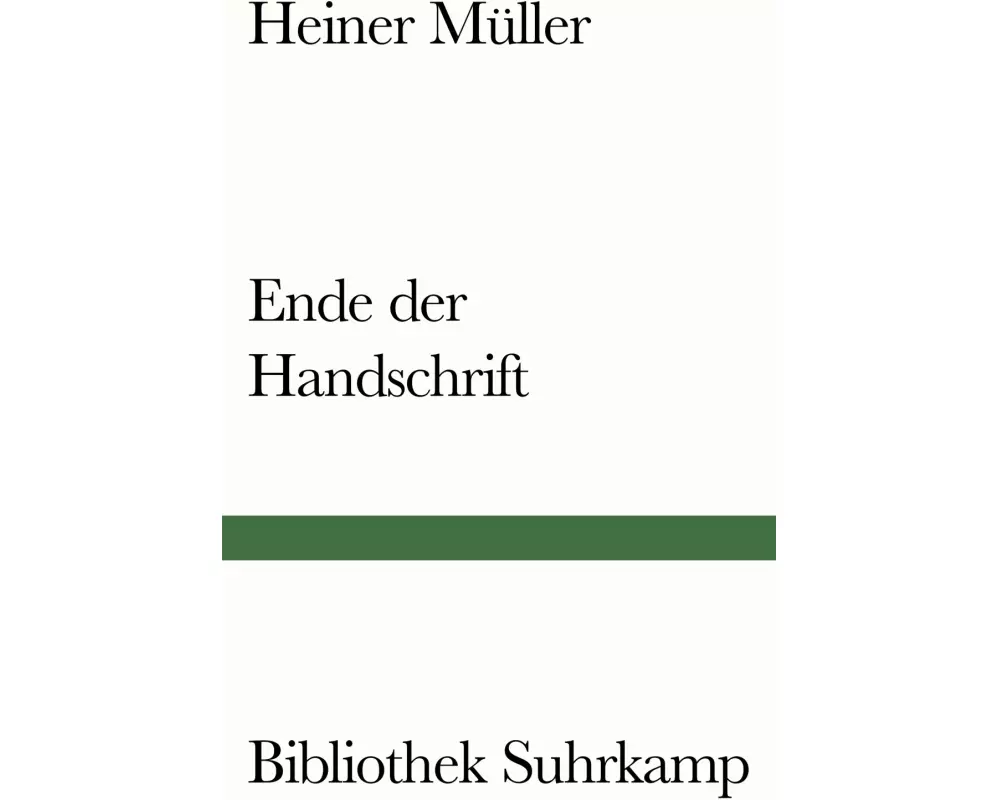 Ende der Handschrift