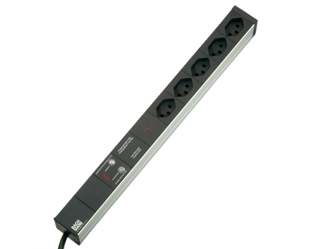 BACHMANN 19" Steckdosenleiste GVS, 5xT23 Buchsen