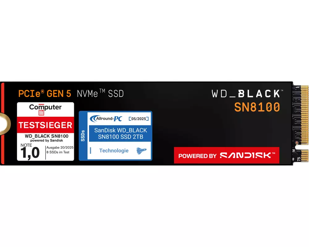 WD_BLACK SN8100 NVMe SSD 1TB Retail