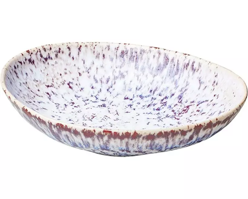 Chic Mic Pasta Teller Hortensia 1 Stück, Weiss/Lila