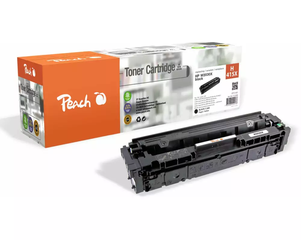 Peach Toner HP Nr. 415X / W2030X Black