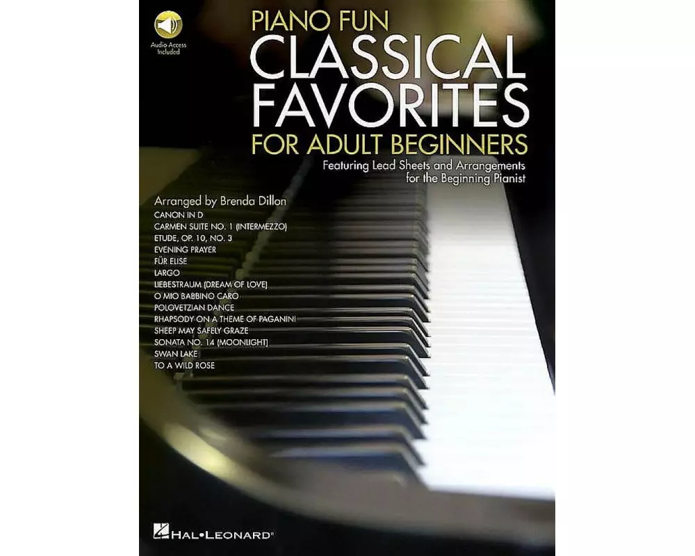 Piano Fun - Classical Favorites for Adult Beginners Book/Online Audio