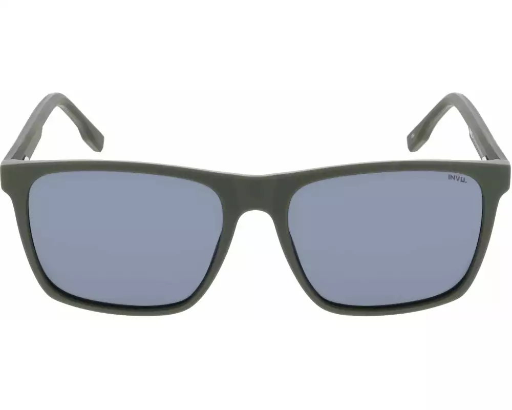 INVU. Sonnenbrille Madison Lane Matt Olive / Black mit Etui