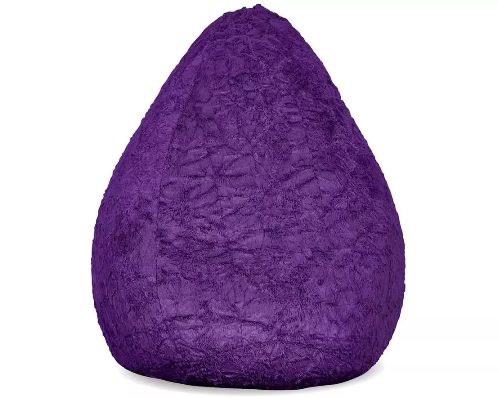 Lumaland Sitzsack Fluffy 120 l lila