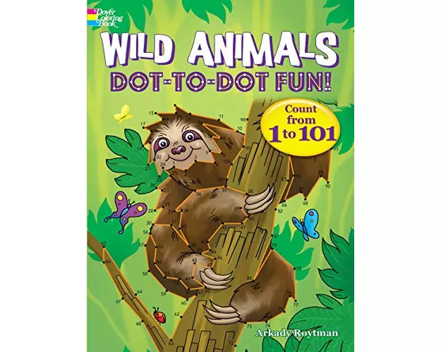 Wild Animals Dot-To-Dot Fun!