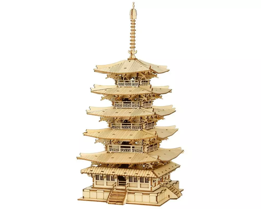 Rolife Bausatz Five-storied Pagoda Japanische Architektur 275 Teile