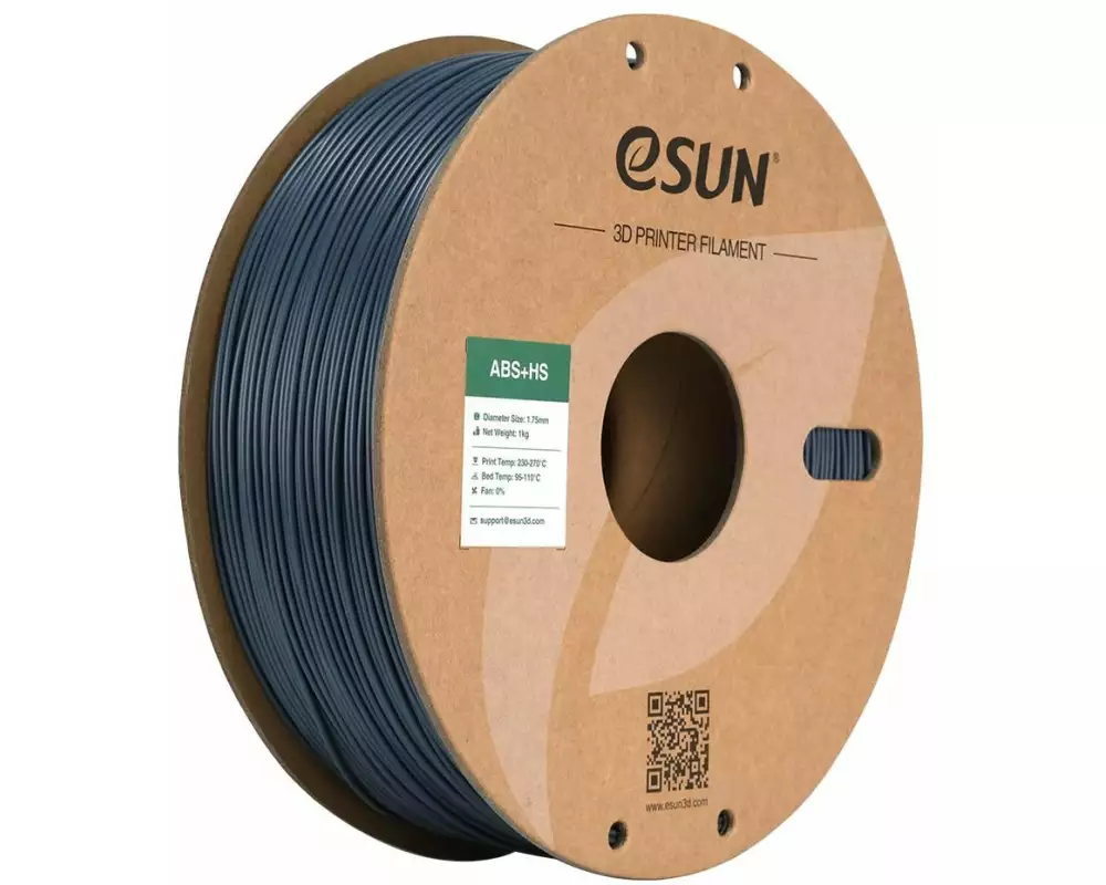 eSun Filament ABS+ HS Grau 1.75 mm 1 kg