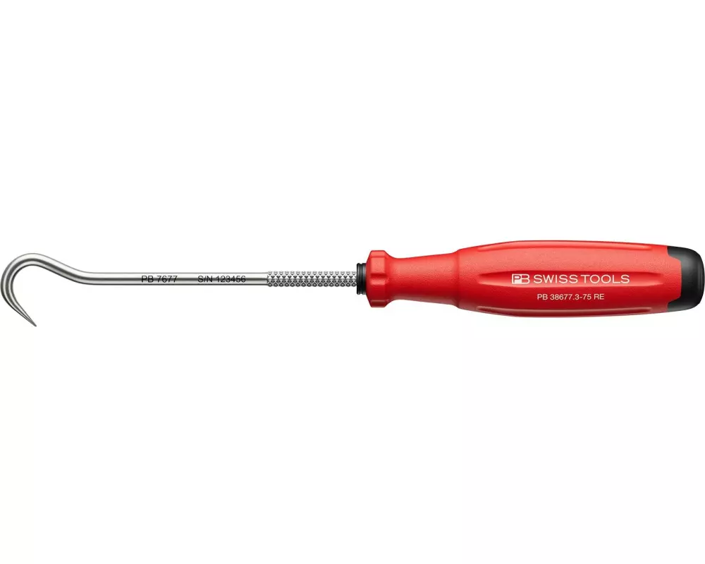 PB Swiss Tools PickTool Haken PB 38677.3-75 RE Rot