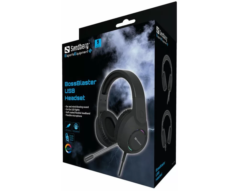 Sandberg BossBlaster USB, Headset