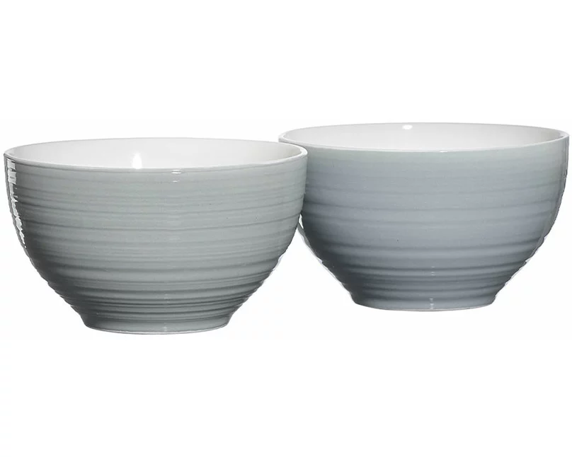 Ritzenhoff & Breker Suomi Müslischalenset 2-teilig grau-blau